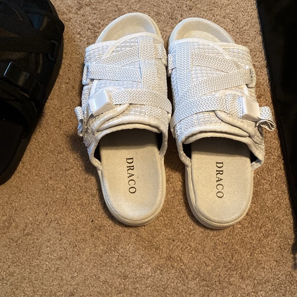 Mens Draco slides black pair and white pair size 11-12 - Picture 7 of 7